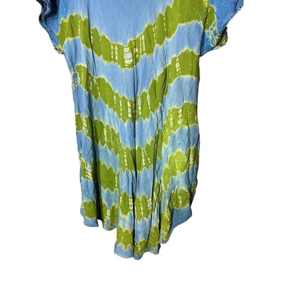 Sunflower‎ Brand Women Free size Sleeveless Blue Green Sequins Pullover Dress - Picture 9 of 10